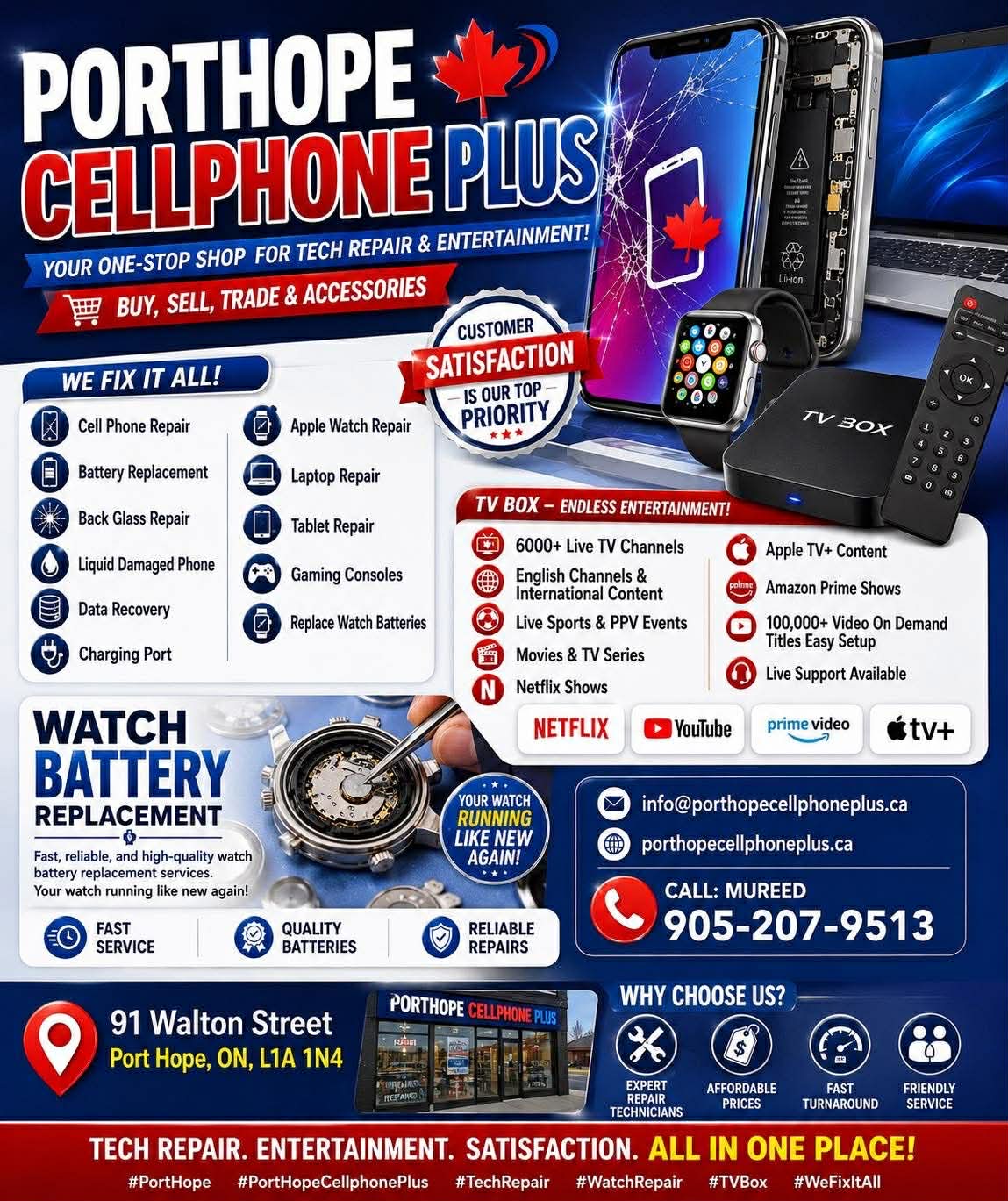 Port Hope Cell Phone Plus